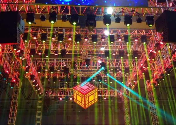 Buy cheap Round Dj Light Aluminum Roof Truss 350-1200 Kg Max Loading Easy Dismantle from wholesalers