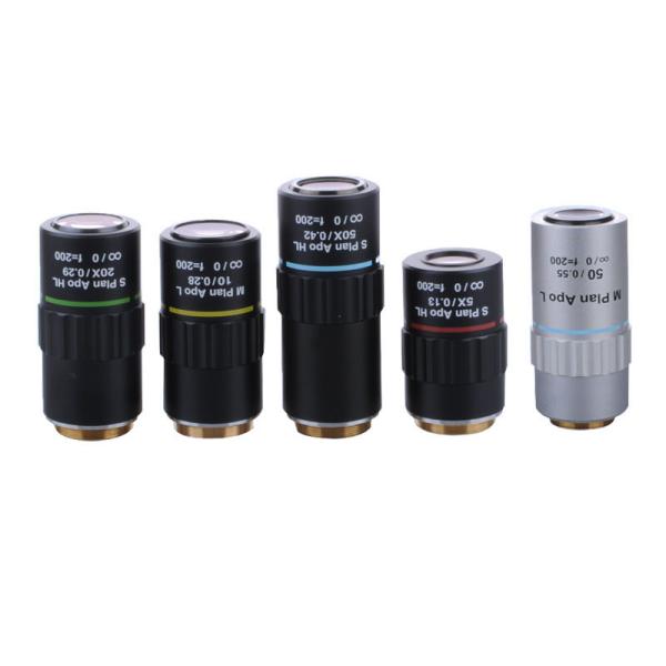 Buy cheap 95mm Metallographic Achromatic Objective Lens APO Long Working Distance from wholesalers
