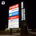 Illuminated LED Pylon Sign Boards Low Consumption For Hotel Advertising