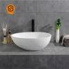 Buy cheap Hotel Lavabo Above Counter Bathroom Basin Solid Surface bold element from wholesalers