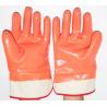 Buy cheap Fluorescent Orange Oil Resistant Insulated PVC Gloves Fully Coated PVC Dipped Gloves from wholesalers