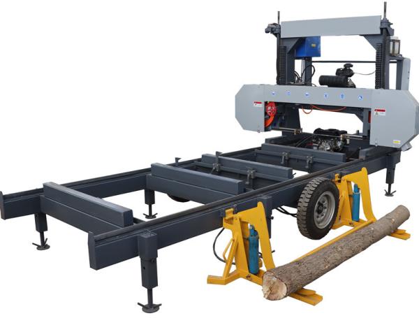 Buy cheap HOT SALES!!! Portable Diesel Engine Mobile Band Sawmill /Horizontal bandsaw Mill from wholesalers