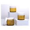 Buy cheap Wear Resisting 50g Food Grade Plastic Cosmetic Jar Yellow Hand Lotion Containers from wholesalers