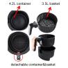 Buy cheap Home 220V 1400W High Temperature Air Fryer With 3.5L Frying Basket from wholesalers