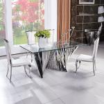 Restaurant ODM SS Dining Chairs With Upholstered Seat Cushion
