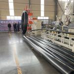 Single Screw Plastic Pipe Extrusion Line 132KW 1 Year Warranty
