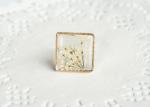 Nami Design Studio Handmade Plant Cube Real Flower Delicate Jewellery Earrings