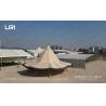 Buy cheap 4m Outdoor Canvas Tipi Glamping Tent For Hotel Party from wholesalers