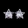 Buy cheap One Pair Silver Color Star Zircon Earrings , Female Engagement Jewelry from wholesalers