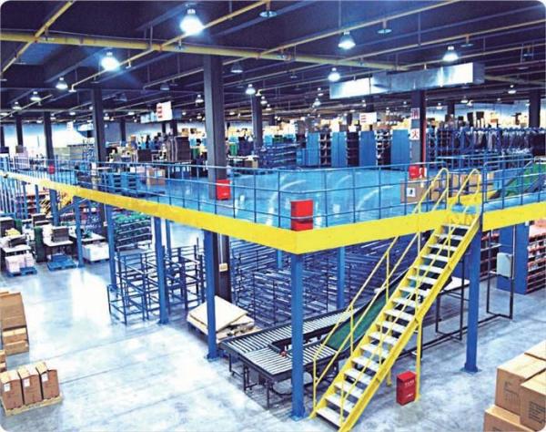 Buy cheap 2 Layer Steel Structure Platform Corrosion Protection 6000 KGS MAX Frame Weight from wholesalers