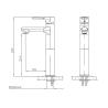 Buy cheap Solid Brass Wash Basin Accessories Corrosion Resistant Single Hole Chrome Vessel Sink Faucet from wholesalers