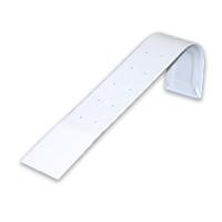 Buy cheap Leatherette Stud Earring Display Stands Ramp White PU Single Earring Pair Stand product