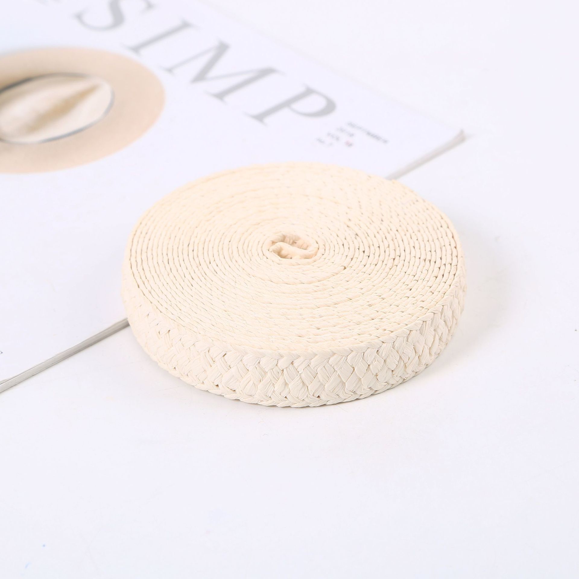 FSC Certificate Raffia Woven Paper Ribbon Eco Friendly Wrapping Gift Paper Ribbon