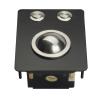Buy cheap Mini Compact Industrial Black Metal Trackball with 2 Robust mouse Buttons from wholesalers