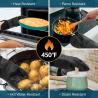 Buy cheap Silicone Oven Mitts And Pot Holders Set Heat Resistant To 450℉ Extra Long 15 Inch Professional Silicone Baking Gloves from wholesalers