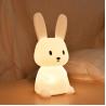 Buy cheap Silicone Bunny Lop Bunny Lamp Cartoon LED Silicone Rabbit Night Light from wholesalers