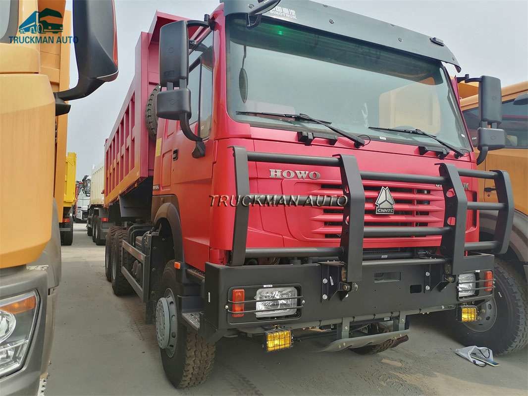 6x4 25 Tons Sino Truck Howo 371 Dump Truck For Civil Engineering Work