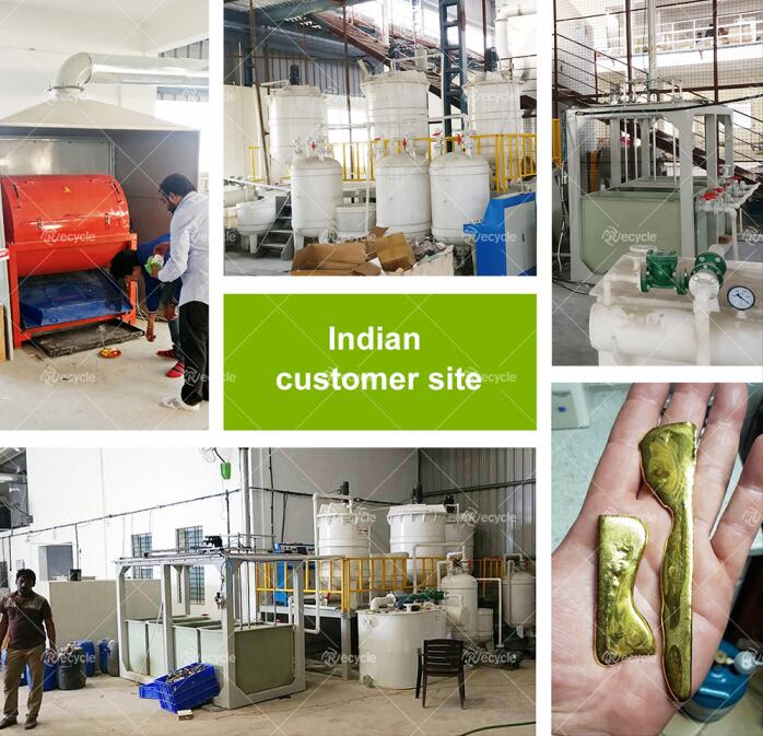 Phone Board Gold Refining Equipment / Precious Metal Refining Equipment