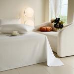 Grade A 100% Cotton White King Size Bedding Set Plaid Flat Sheet For Bed Bed