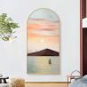 Buy cheap 1.5mm Metal Arch Top Square Bottom Aluminium Mirror Frame For Painting Poster from wholesalers