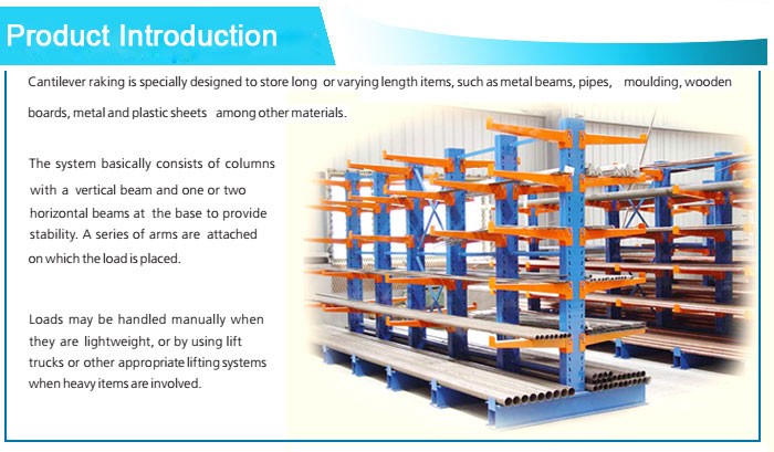 Warehouse Steel Cantilever Rack