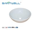 Counter Top Toilet Ceramic Art Basin White Color With Size 330 * 330 * 130mm