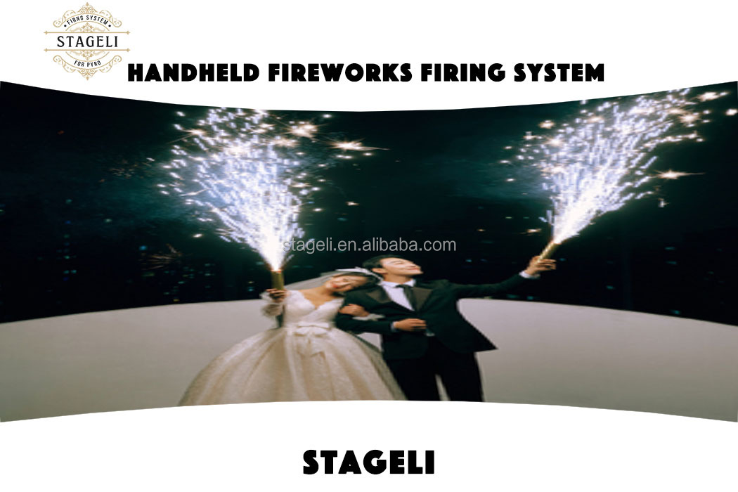 Party Stage Handheld Pyrotechnic Indoor Cold Pyro Shooter Firing System