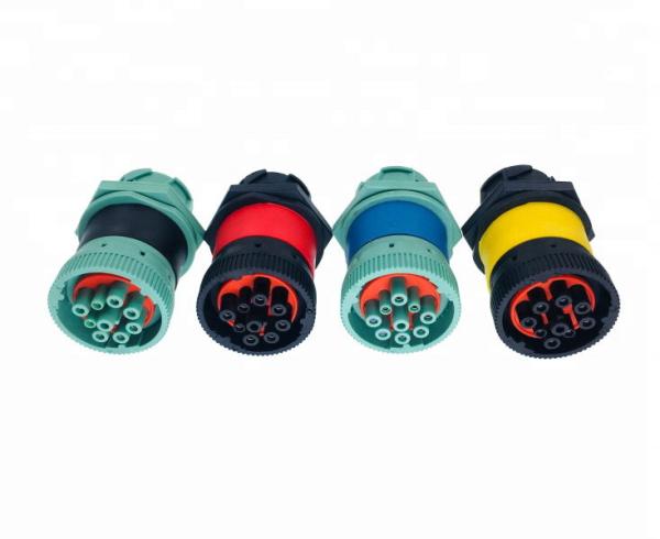 Buy cheap Type 1 J1939 Deutsch 9 Pin Female to Threaded J1939 Male Adapter from wholesalers