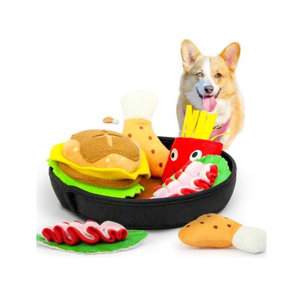Buy cheap Dog Toy Intelligentwith Teeth Cleaning Plush Interactive Hide and Seek Breakfast from wholesalers