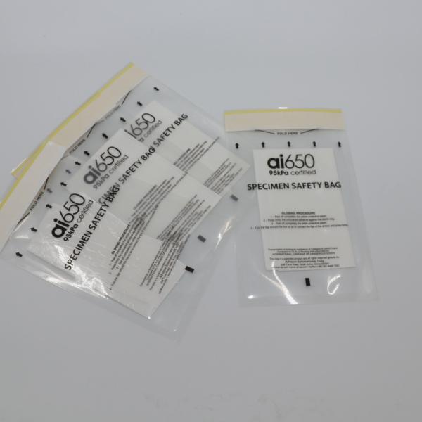Buy cheap Customized Waterproof 95kpa Specimen Bags Self Adhesive Seal For Transportation from wholesalers