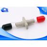 Buy cheap Simplex Plastic ST-ST Fiber Optic Adapter red and black cap square adapter from wholesalers