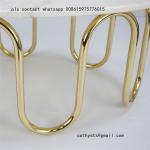 stainless steel dining table base leg hairline gold coffee table base for