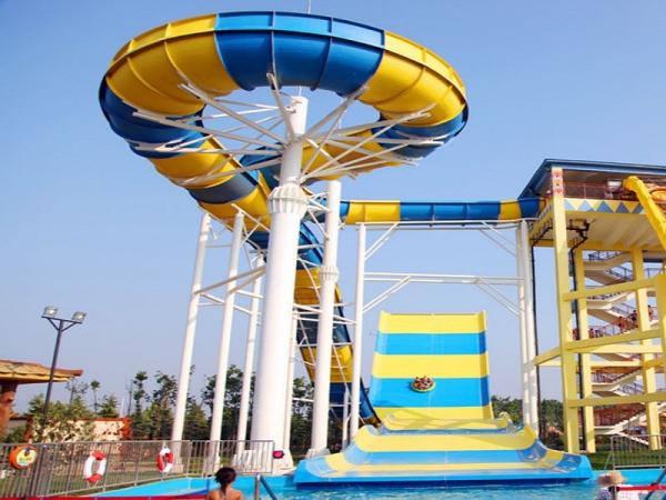 Buy cheap Giant Boomerang Water Slide For Family / Outdoor Water Park Equipment from wholesalers