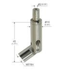 Hanging Adjustable Stainless Steel Wire Rope Gripper Copper Metal Swing YW86075