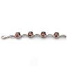 Buy cheap Women Jewelry 925 Silver Created 7x9mm Oval Garnet Cubic Zircon Tennis Bracelet(B05RED) from wholesalers