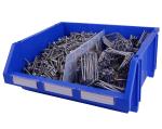 Open Front Plastic Stacking Solid Box Internal Size 392x334x94mm Spare Parts PP