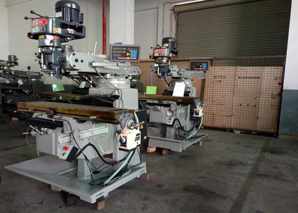 Buy cheap 2.2kw Power Universal Turret Milling Machine Bearing 390mm Max Distance For Industry from wholesalers