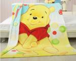 Custom Kids Plush Screen Printed Blanket , Cute Flannel Baby Blanket Anti -