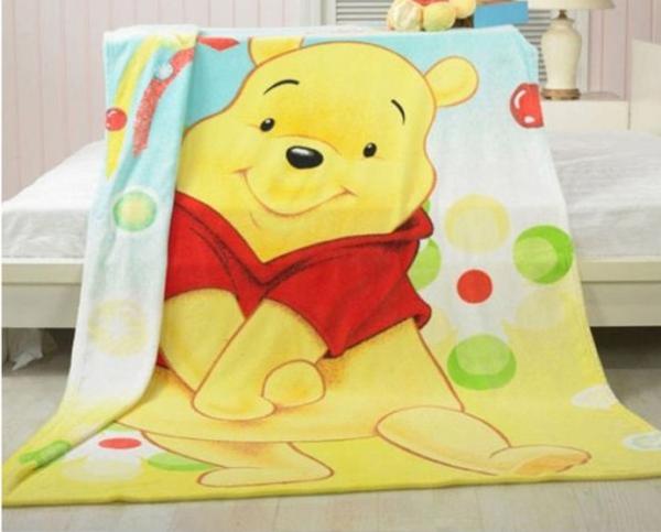 Custom Kids Plush Screen Printed Blanket , Cute Flannel Baby Blanket Anti -
