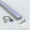 Buy cheap 50X36mm Aluminum Led Strip Profiles With Cover / End Caps And Clips from wholesalers