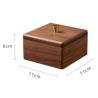 Buy cheap Luxury Handmade Walnut Storage Box 11cm Small Wooden Boxes With Lids from wholesalers