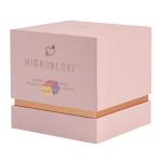 Rigid Cardboard Gift Packaging Box Candle Jar Packaging Boxes With Lid And Foam