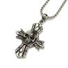 Buy cheap Hot sale big cross stainless steel necklace men body jewelry necklace from wholesalers