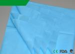 First Aid Single Hospital Bed Cover Sheet Comfortable Flat Style Medical Usage