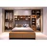 Buy cheap 60cm Wooden Sliding Door Double Wardrobe With Drawers Metal Instruction Bedroom from wholesalers