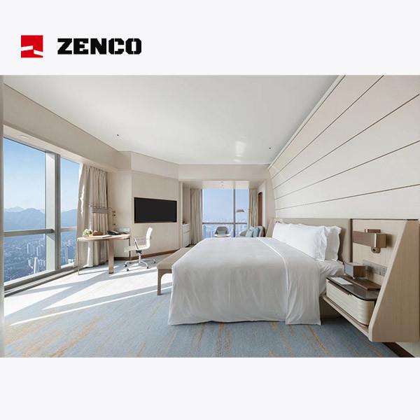 Buy cheap Original Wood Minimalist Hotel Bedroom Furniture Set, Size 3000*600*1100mm from wholesalers