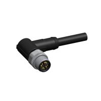 Buy cheap 3 4 5 6 8 12 17pin M12 Right Angle Waterproof Connector Male Female 90 Degree product