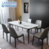 Buy cheap Nordic Rectangular Marble Dining Table And Chair Minimalist from wholesalers