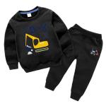 Sports Children'S Outfit Sets Casual Gold Velvet Two Piece
