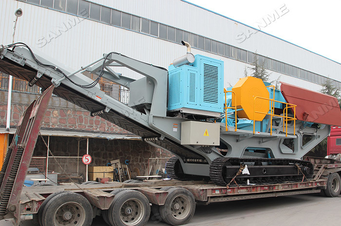 Hydraulic Metallurgy Quarry Jaw Crusher Feeding 510mm Wheel Mounted